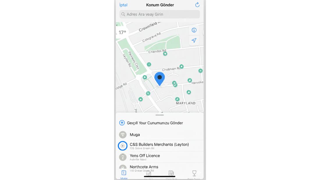 WhatsApp Harita Kayıt